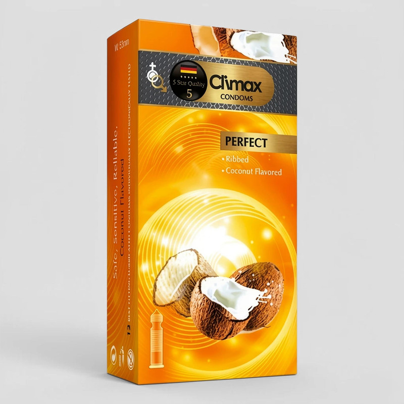کاندوم کلایمکس مدل PERFECT بسته 12 عددی