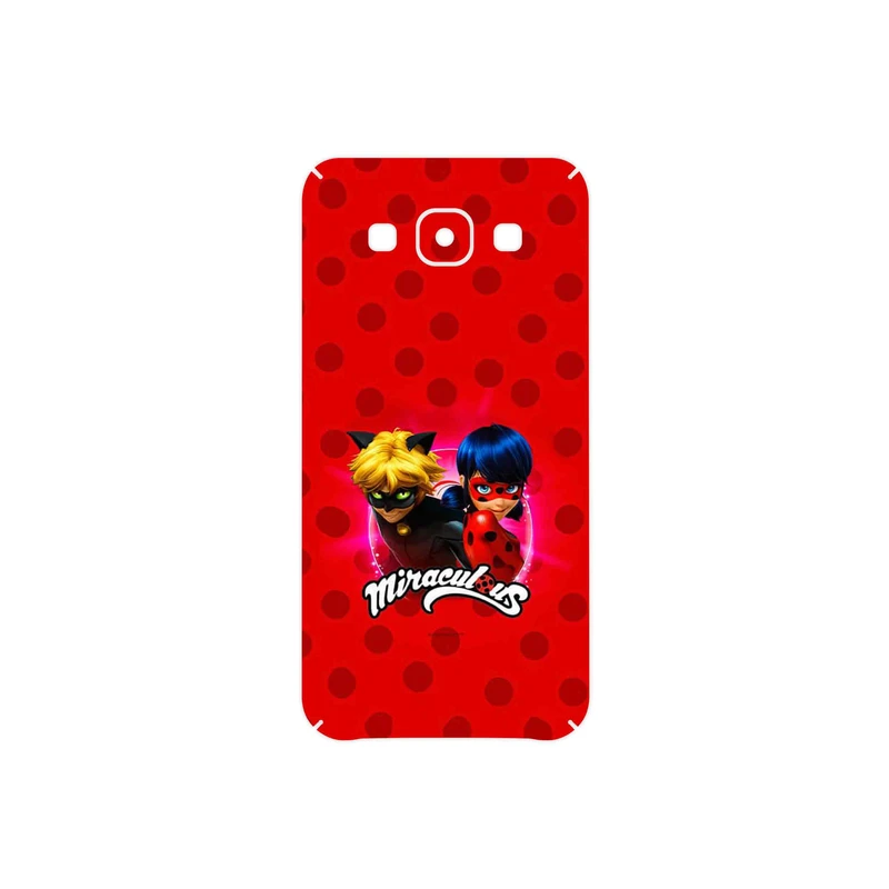 برچسب پوششی ماهوت مدل Ladybug and Cat Noir مناسب برای گوشی موبایل سامسونگ Galaxy E5