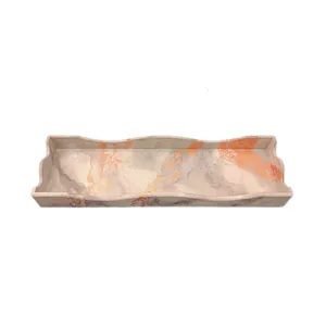 سینی مدل پتینه برجسته طرح ورق مس