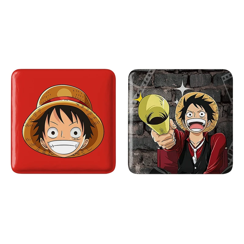 مگنت خندالو طرح لوفی انیمه وان پیس One Piece کد 1053410535 مجموعه 2 عددی
