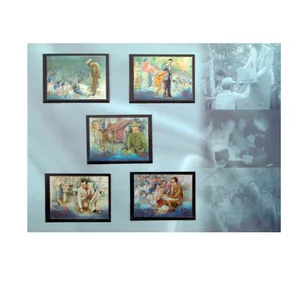 تمبر یادگاری مدل ملل کد DS-1073 مجموعه 5 عددی