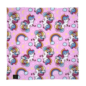 دستمال سر و گردن 27 طرح اسب تک شاخ کد J26