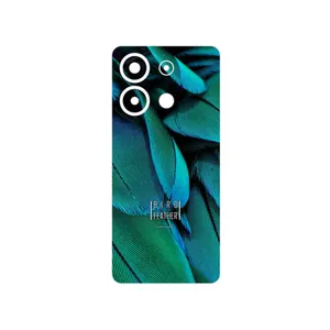 MAHOOT Green Feather Cover Sticker for Xiaomi Redmi Note 13 4G