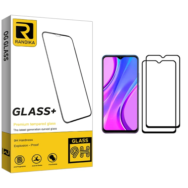 محافظ صفحه نمایش راندیکا مدل GLD مناسب برای گوشی موبایل شیائومی Redmi 9 بسته دو عددی