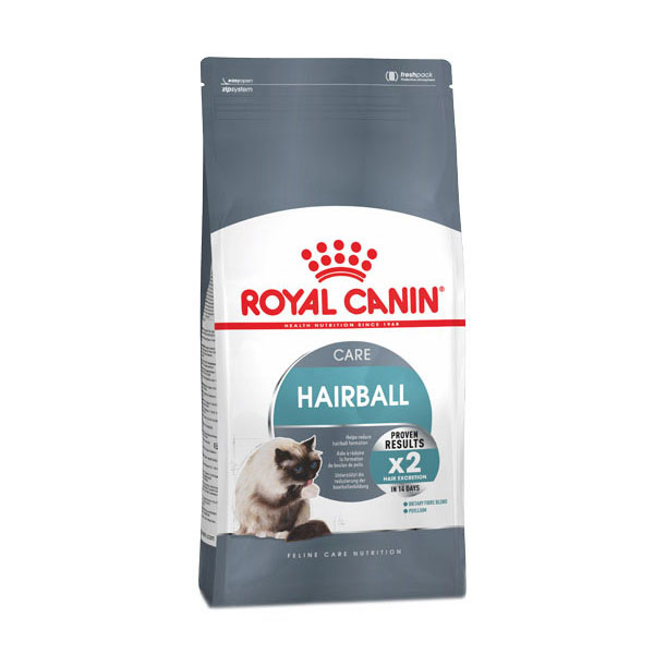 غذای خشک گربه رویال کنین مدل care heirball وزن 2 کیلوگرم