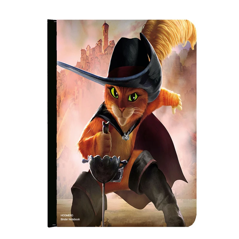 کلاسور هومرو مدل KL2413 طرح انیمیشن گربه چکمه پوش