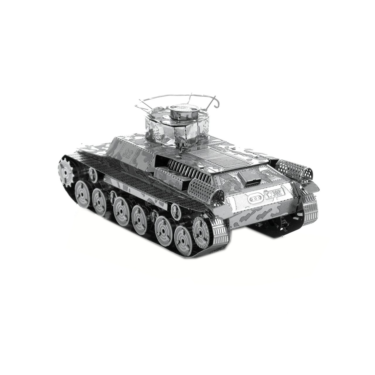 پازل فلزی سه بعدی - مدل BMK medium tank
