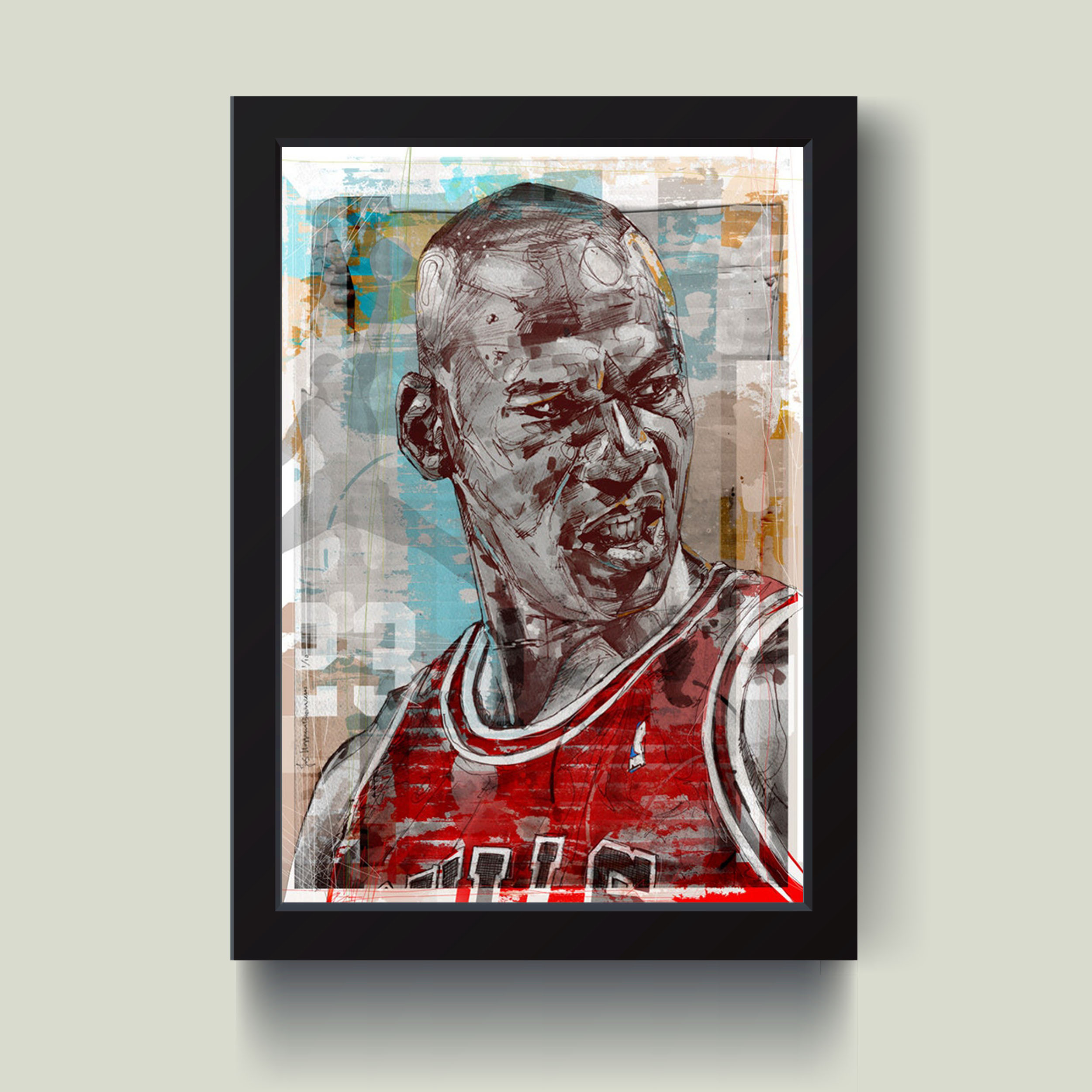 تابلو مدل مایکل جردن Michel jordan کدS1637-b