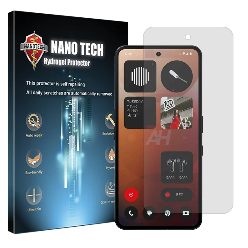 محافظ صفحه نمایش مات نانو تک مدل Tough مناسب برای گوشی موبایل ناتینگ Phone 3a Pro