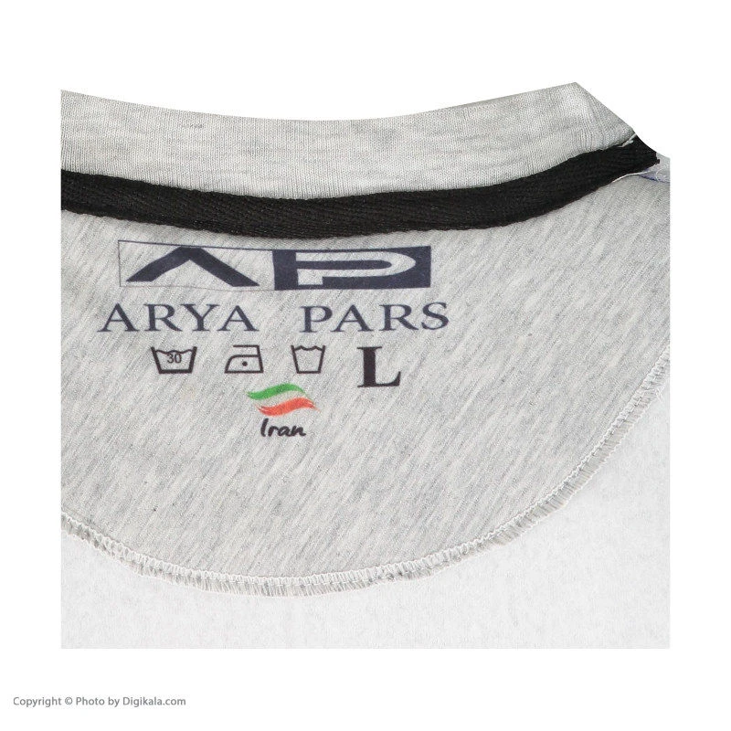 عکس شماره 7 : سویشرت مردانه آریا پارس مدل یقه گرد داخل کرکی 48