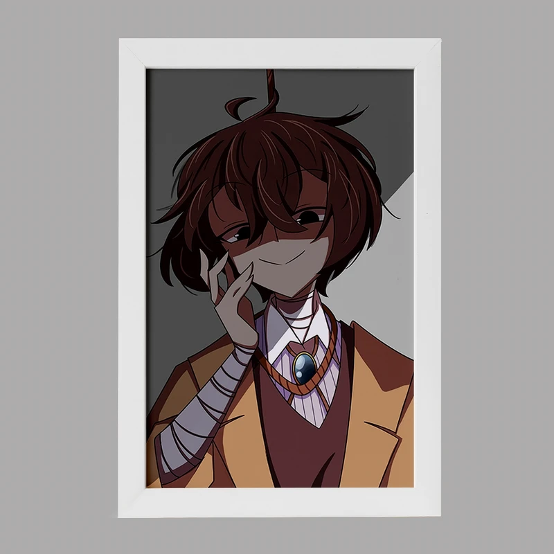 تابلو خندالو مدل دازای انیمه سگ های ولگرد بانگو کد F2472