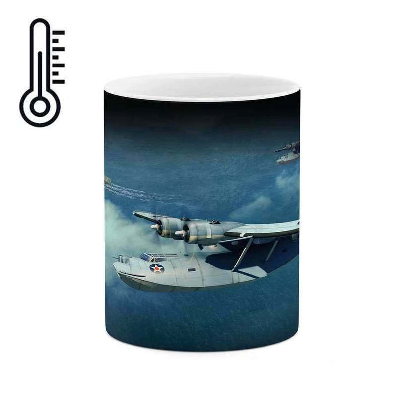 ماگ حرارتی کاکتی مدل هواپیمای جنگنده کد mgh10657