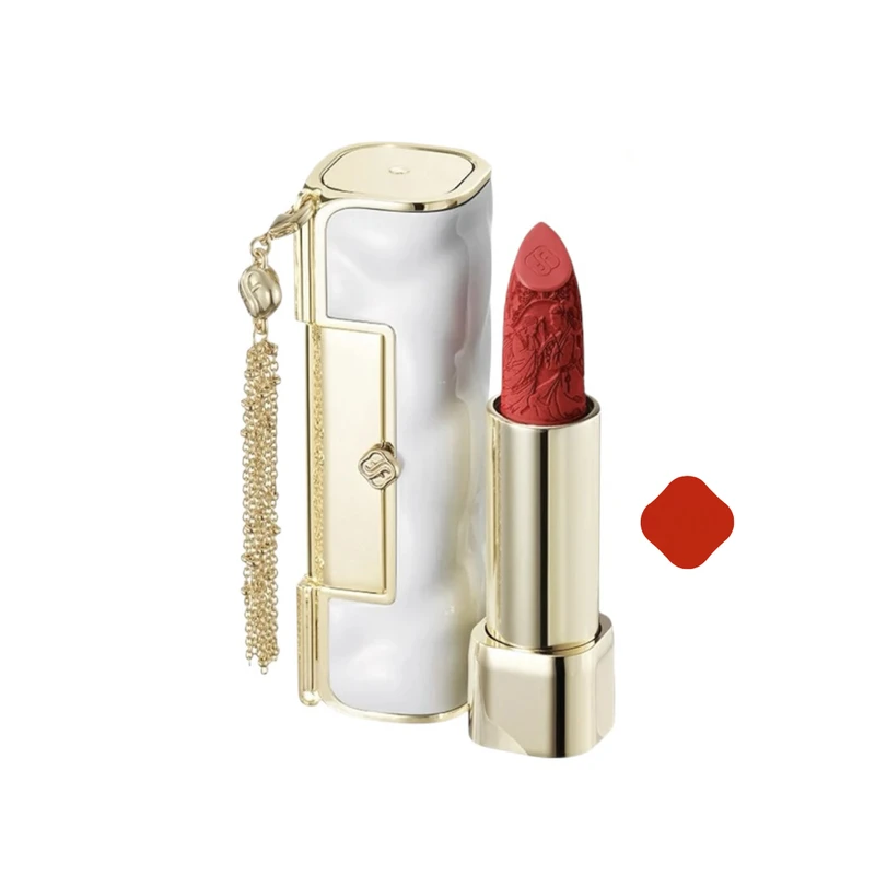 رژ لب جامد مات فلوراسیس مدل LOVE LOCK رنگ قرمز شماره C1314