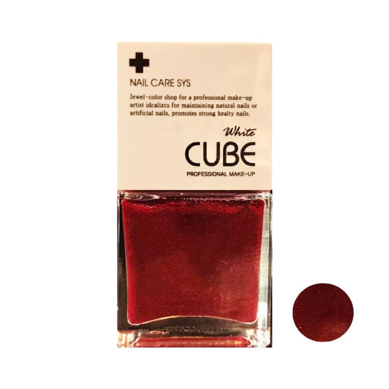 لاک ناخن وایت کیوب شماره 166