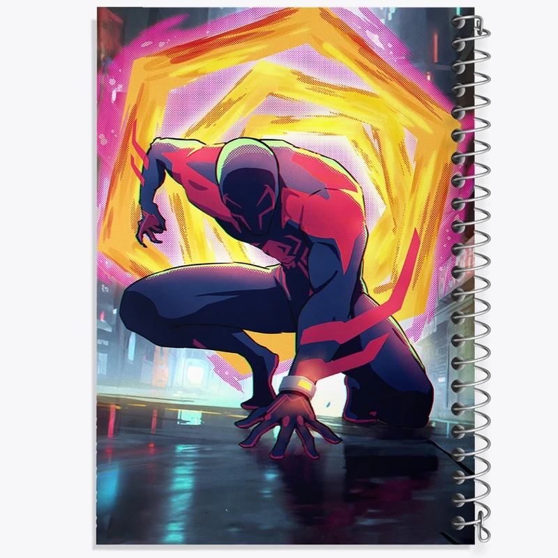 دفتر شطرنجی 50 برگ خندالو مدل مرد عنکبوتی (Spider Man) کد F1157