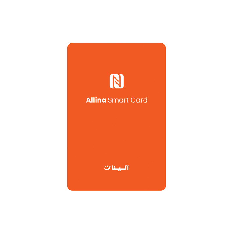 تگ NFC مدل کارت ویزیت هوشمند طرح آلینا 