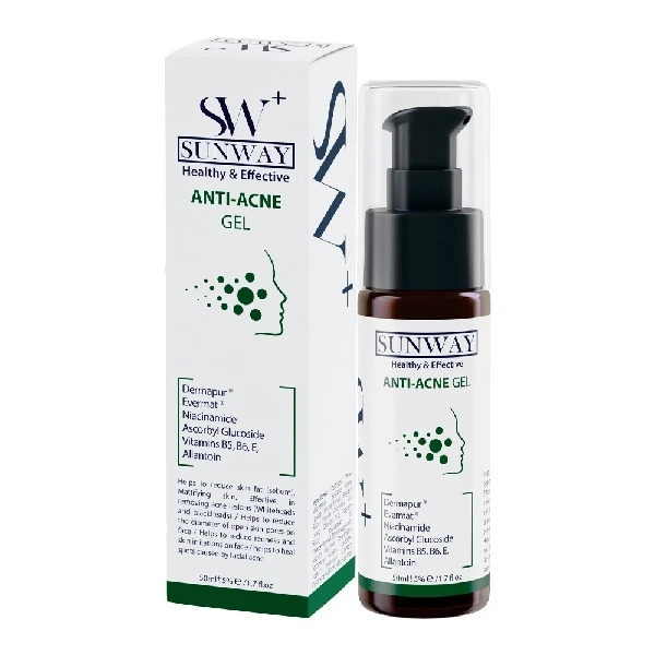 ژل ضد جوش سان وی مدل Dermapur حجم 50 میلی لیتر ژل ضد جوش سان وی مدل Dermapur حجم 50 میلی لیتر