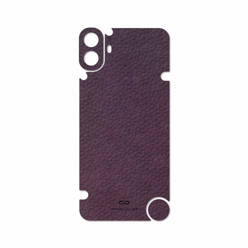 برچسب پوششی ماهوت مدل Purple-Leather مناسب برای گوشی موبایل ناتینگ CMF Phone 1