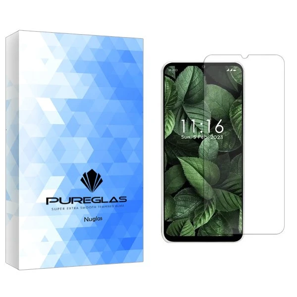 محافظ صفحه نمایش پیور گلس مدل NueGlas مناسب برای گوشی موبایل جی پلاس Q20s