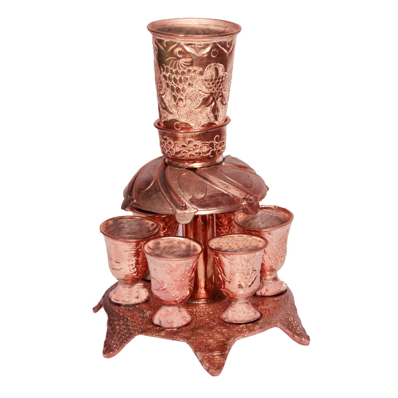 ست 7 تکه تنگ و جام مسی کد 8521