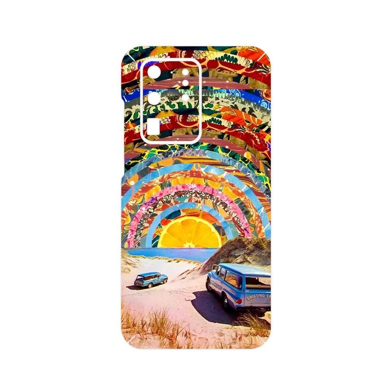 برچسب پوششی ماهوت مدل Collage of Orange Sky مناسب برای گوشی موبایل سامسونگ Galaxy S20 Ultra