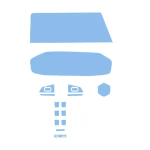 برچسب محافظ داخلی کنسول خودرو مدل CS55 مناسب برای چانگان مجموعه 16 عددی