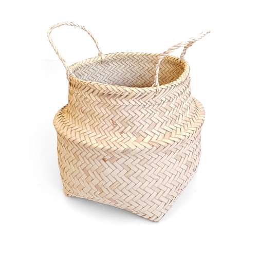 سبد حصیری اسپند مدل خمره ای کد 30cm