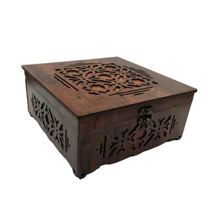 جعبه چای کیسه ای مدل رومیزی طرح سنتی کد 8   