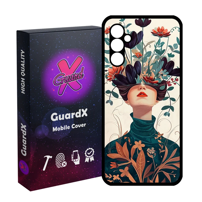 کاور گارد ایکس طرح دخترانه مدل  Glass10779 مناسب برای گوشی موبایل سامسونگ Galaxy A24/A24 4G/M34 5G