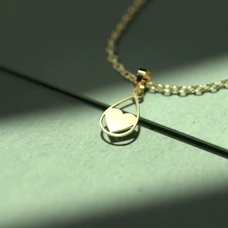 گردنبند طلا 18 عیار زنانه مدوپد مدل هندسی کد CA10245