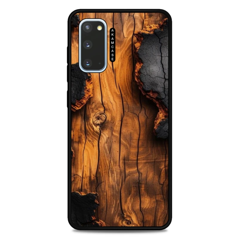 کاور آکام مدل AMC-WSGS20-WOOD-12 مناسب برای گوشی موبایل سامسونگ Galaxy S20