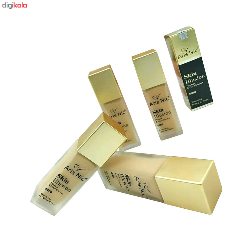 کرم پودر آریس نایس مدل SKIN Illusion شماره 02 حجم 45 میلی لیتر کرم پودر آریس نایس مدل SKIN Illusion شماره 02 حجم 45 میلی لیتر