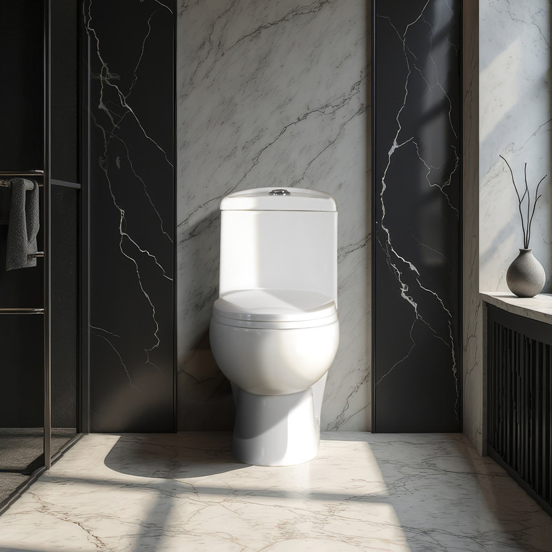 توالت فرنگی دو زمانه پارس سرام مدل ریما