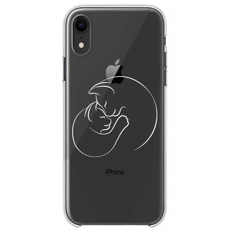 کاور مگافون طرح گربه مدل C61-W مناسب برای گوشی موبایل اپل iPhone XR