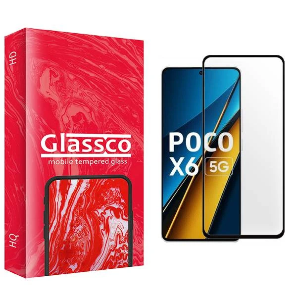 محافظ صفحه نمایش شیشه ای گلس کو مدل CGo1 مناسب برای گوشی موبایل شیائومی Poco X6