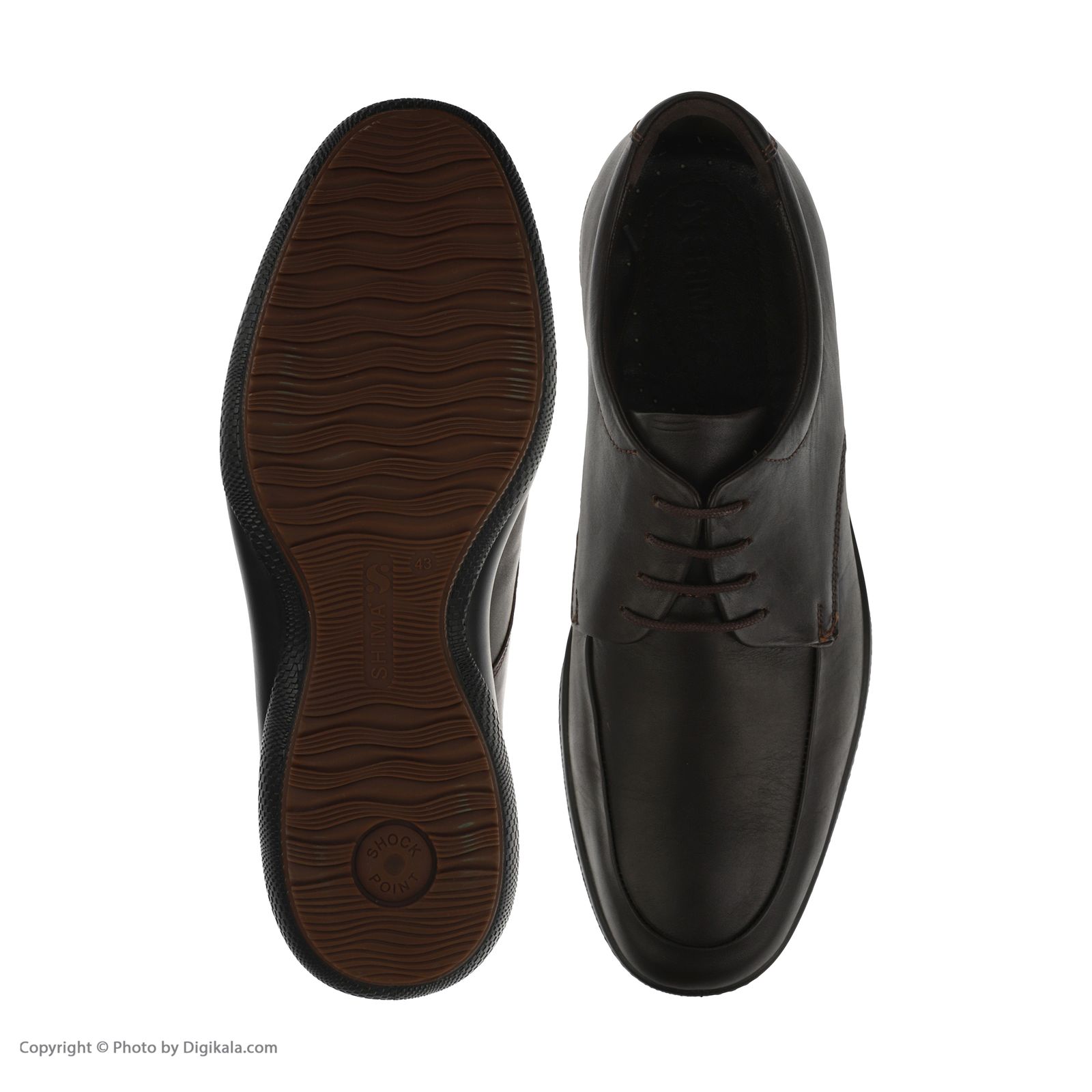 کفش روزمره مردانه کفش شیما مدل زایس کد 103 رنگ قهوه ای -  - 3