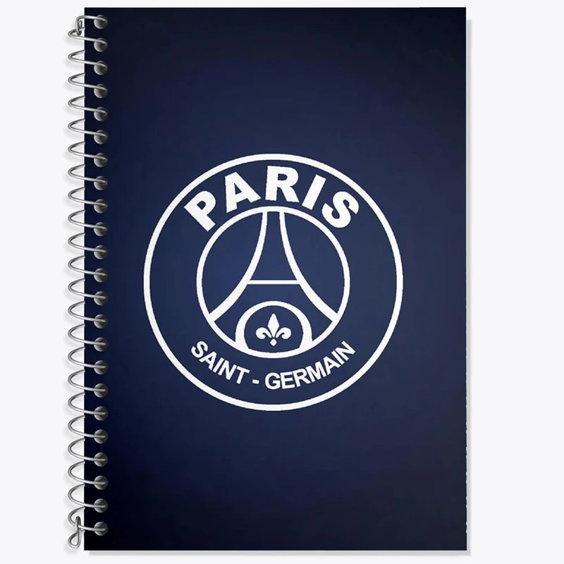 دفتر زبان 50 برگ خندالو مدل دو خط طرح باشگاه پاری سن ژرمن کد 26880