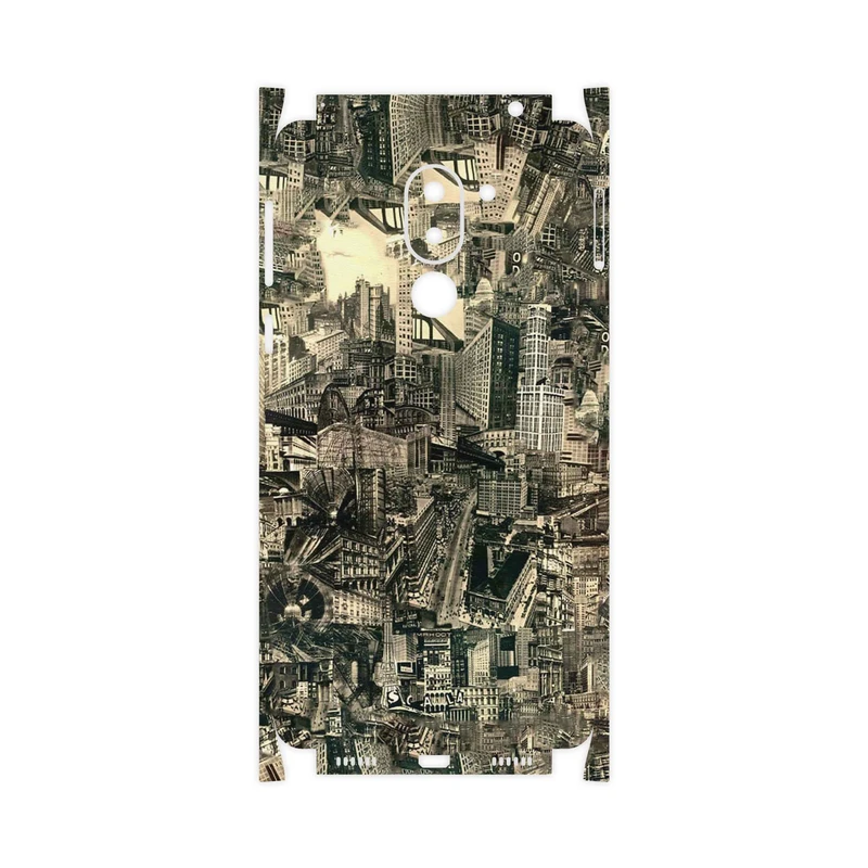 برچسب پوششی ماهوت مدل Collage of Skyscraper-FullSkin مناسب برای گوشی موبایل آنر 6X
