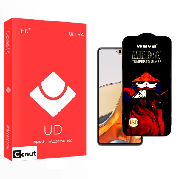 محافظ صفحه نمایش شیشه ای کوکونات مدل UD Ultra AirBag مناسب برای گوشی موبایل شیائومی 11T Pro 5G 2107113SG