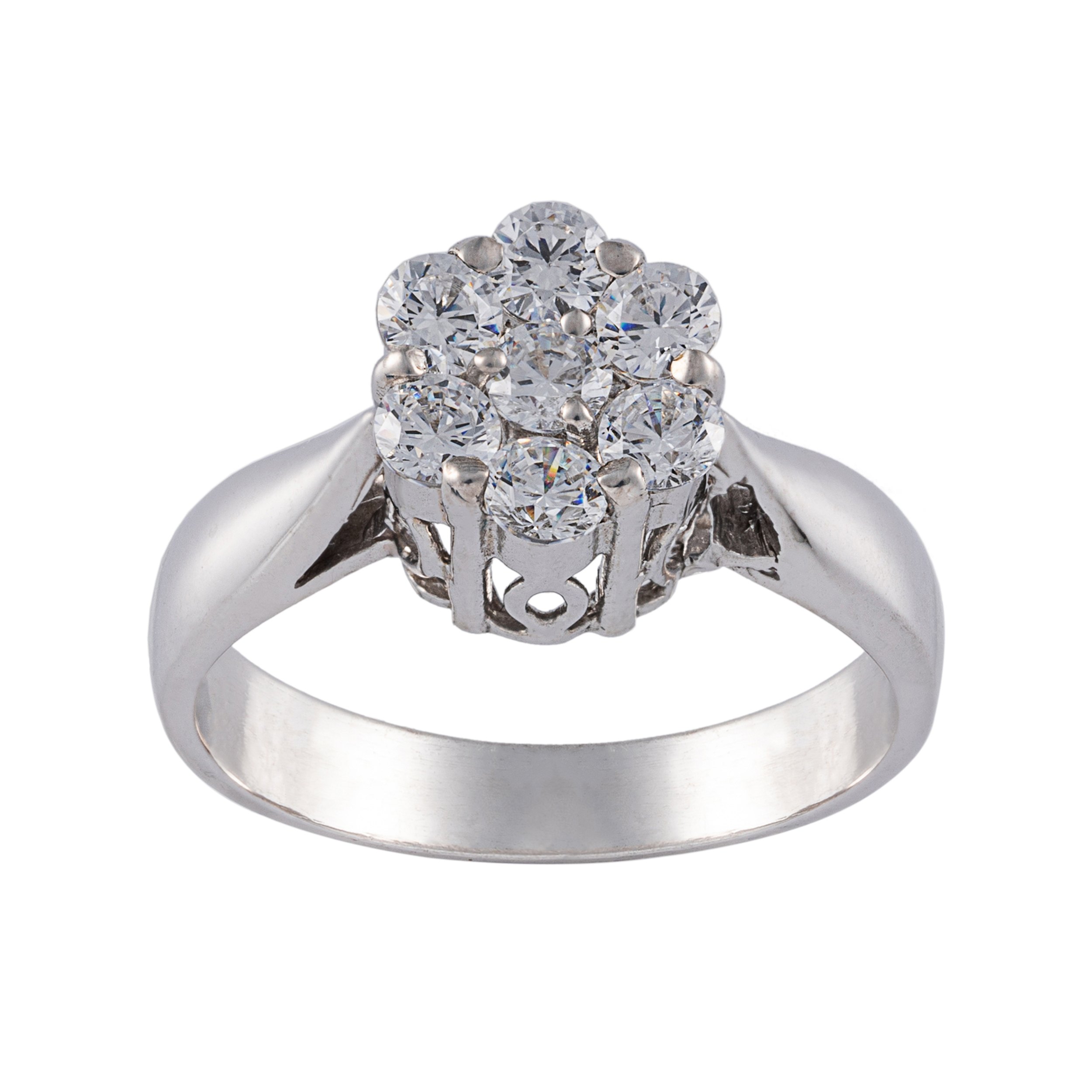 انگشتر نقره زنانه جواهری سون مدل 2274