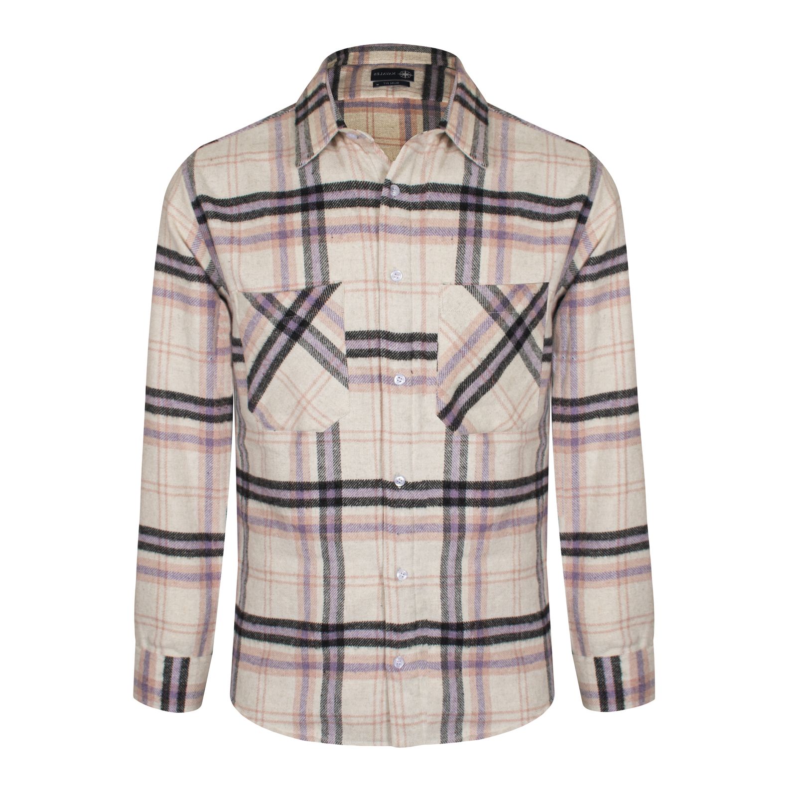 پیراهن آستین بلند مردانه ناوالس مدل AKITA پشمی ضخیم پیراهن آستین بلند مردانه ناوالس مدل AKITA پشمی ضخیم