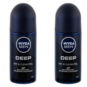 رول ضد تعریق مردانه نیوا مدل deepp حجم 50 میلی لیتر مجموعه دو عددی