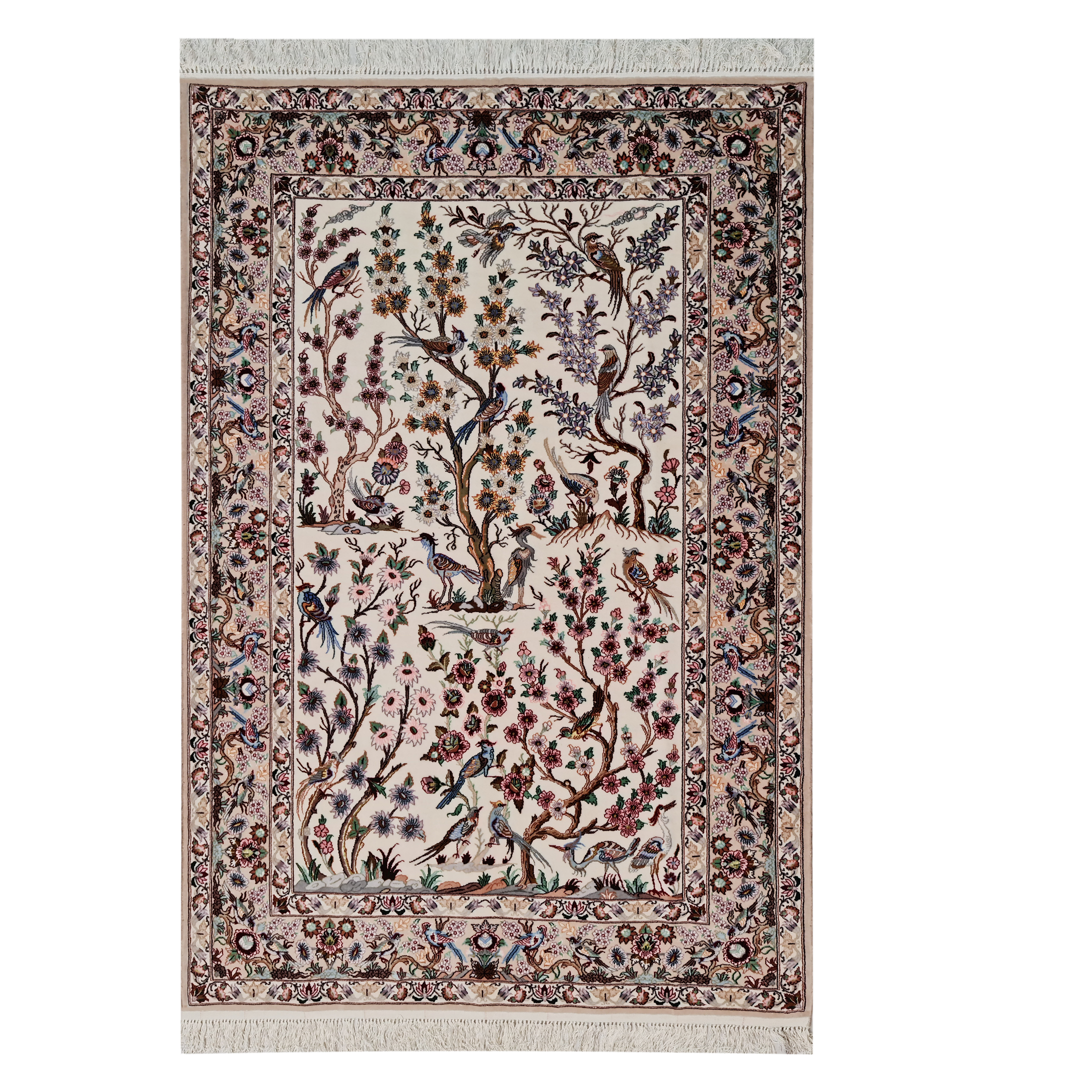 فرش دستبافت دو نیم متری مدل اصفهان کد 1075