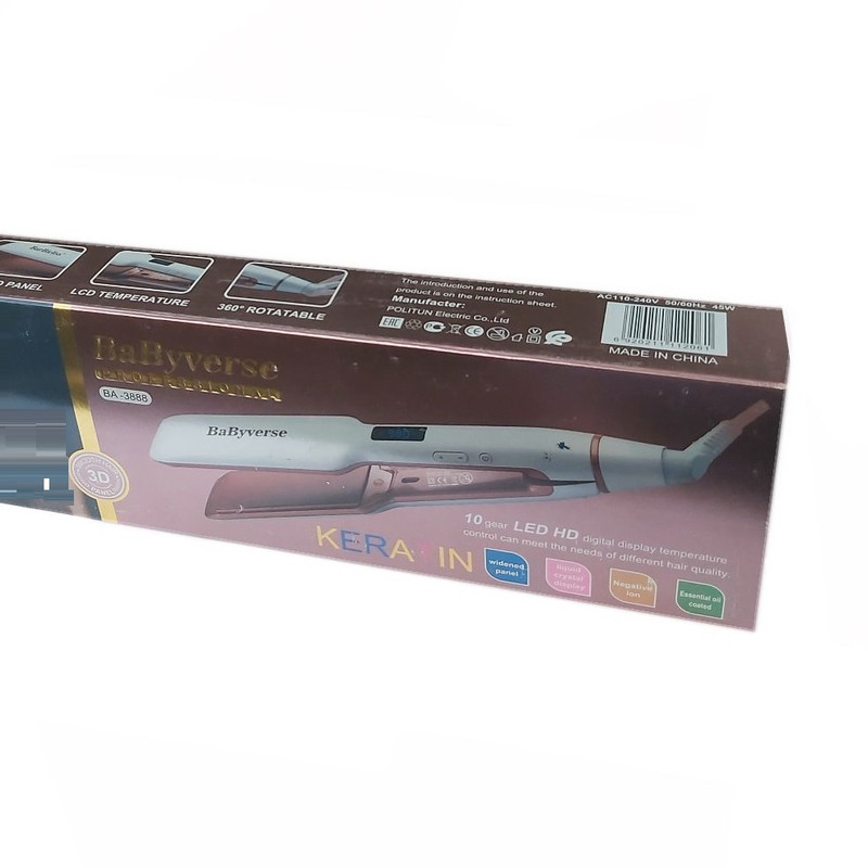 اتو و حالت دهنده ی مو بیبیورس مدل BA-3888