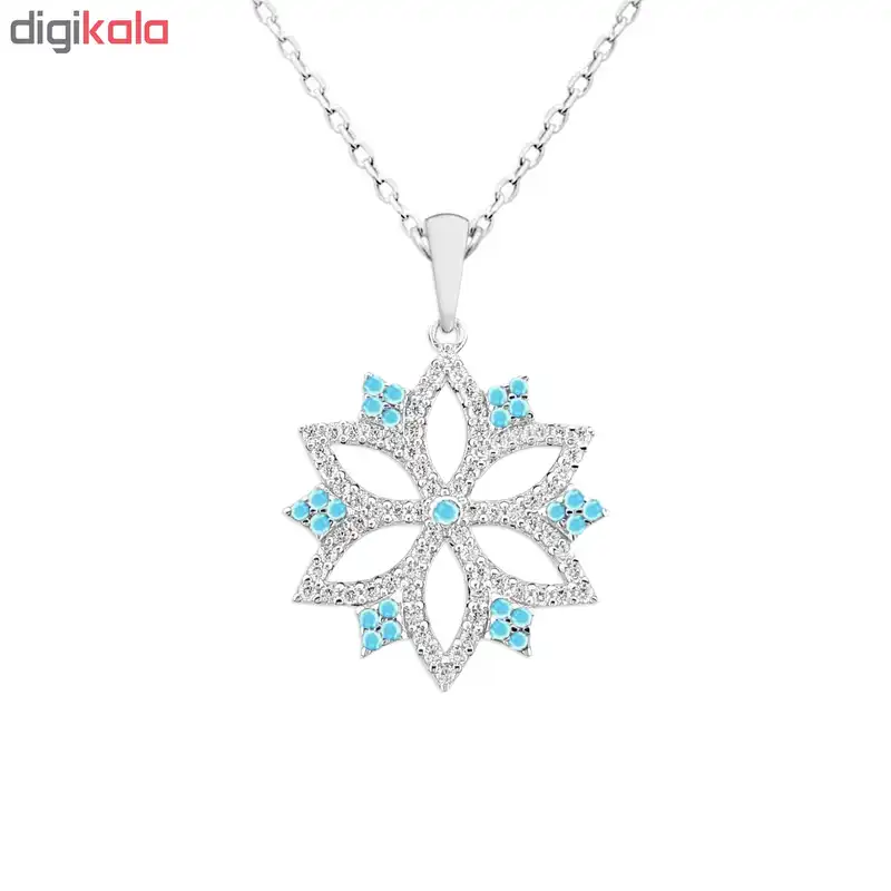 گردنبند نقره فلاویا کد FL108