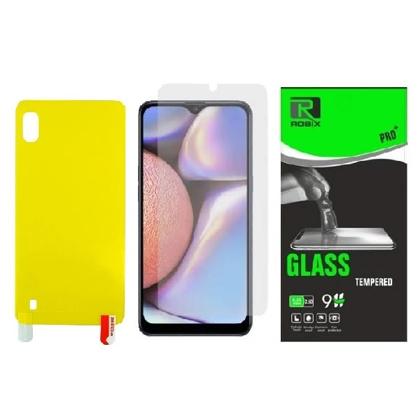 محافظ صفحه نمایش وپشت گوشی روبیکس مدل SA-A10 مناسب برای گوشی موبایل سامسونگ Galaxy A10