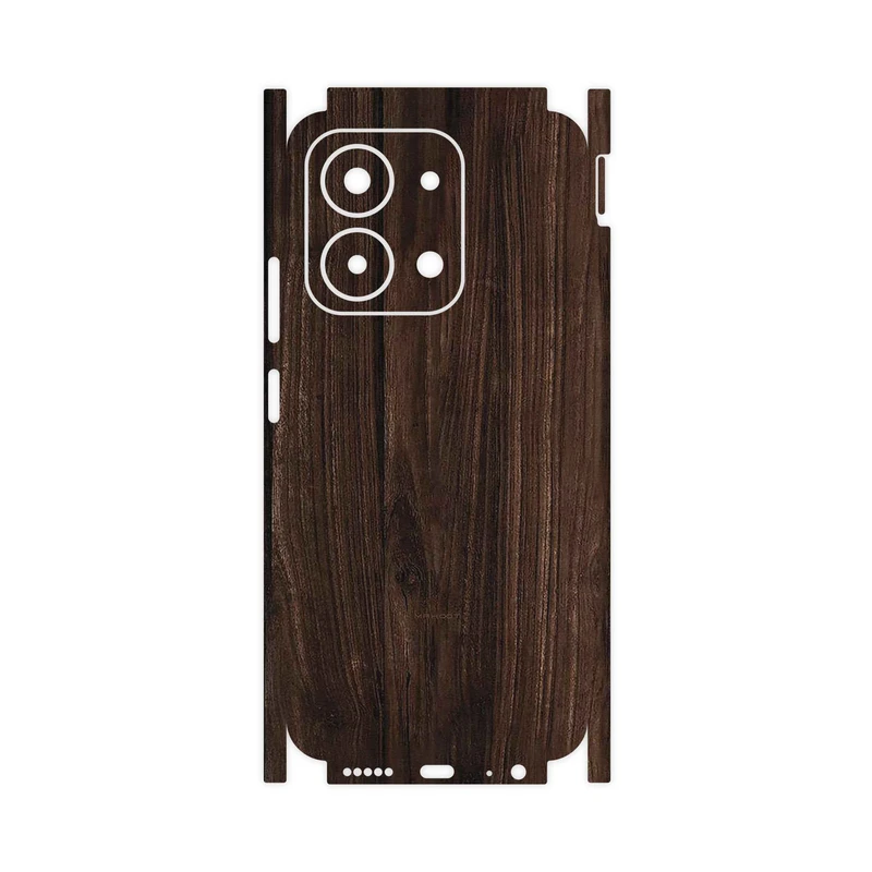 برچسب پوششی ماهوت مدل Dark_Walnut_Wood-FullSkin مناسب برای گوشی موبایل شیائومی Redmi 15C 4G