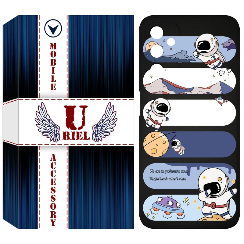 کاور یوریل مدل KSH کد 30 طرح کهکشان مناسب برای گوشی موبایل سامسونگ Galaxy A14 4G