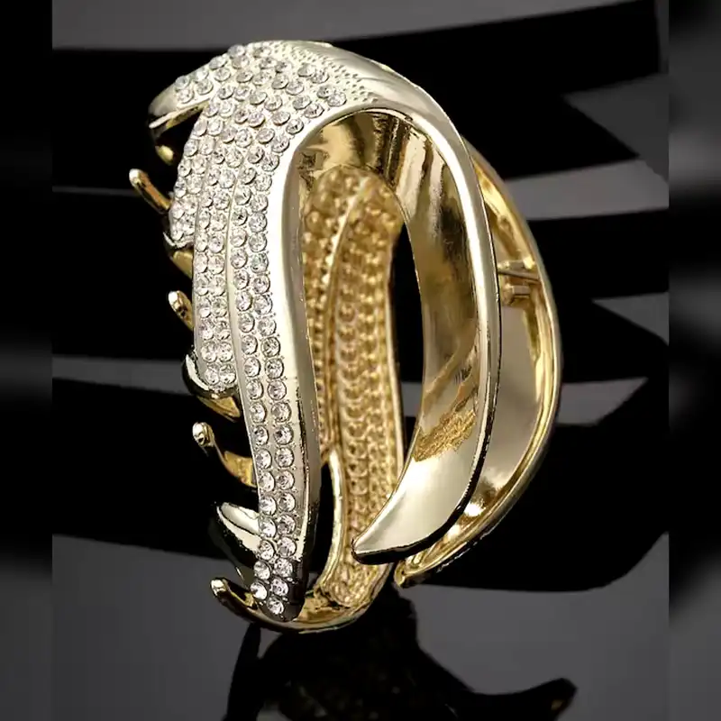 کلیپس مو زنانه مدل بال قو کد brg 4115