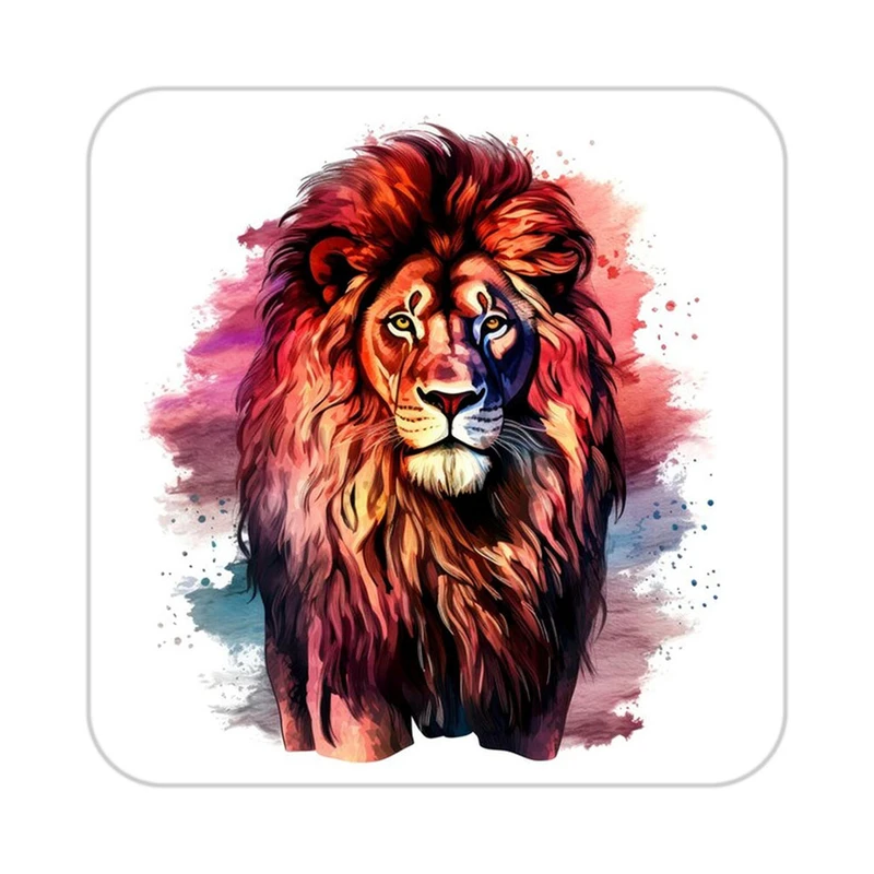 زیر لیوانی کاکتی طرح شیر مدل mp24460